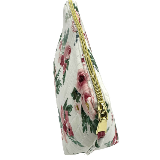 Rose Mary Quilted Makeup Bag - Celizda
