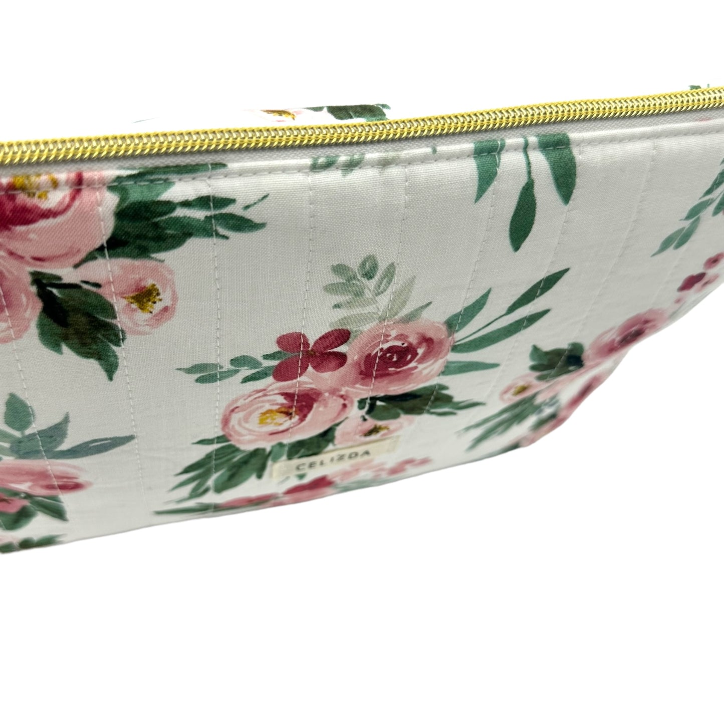 Rose Mary Quilted Makeup Bag