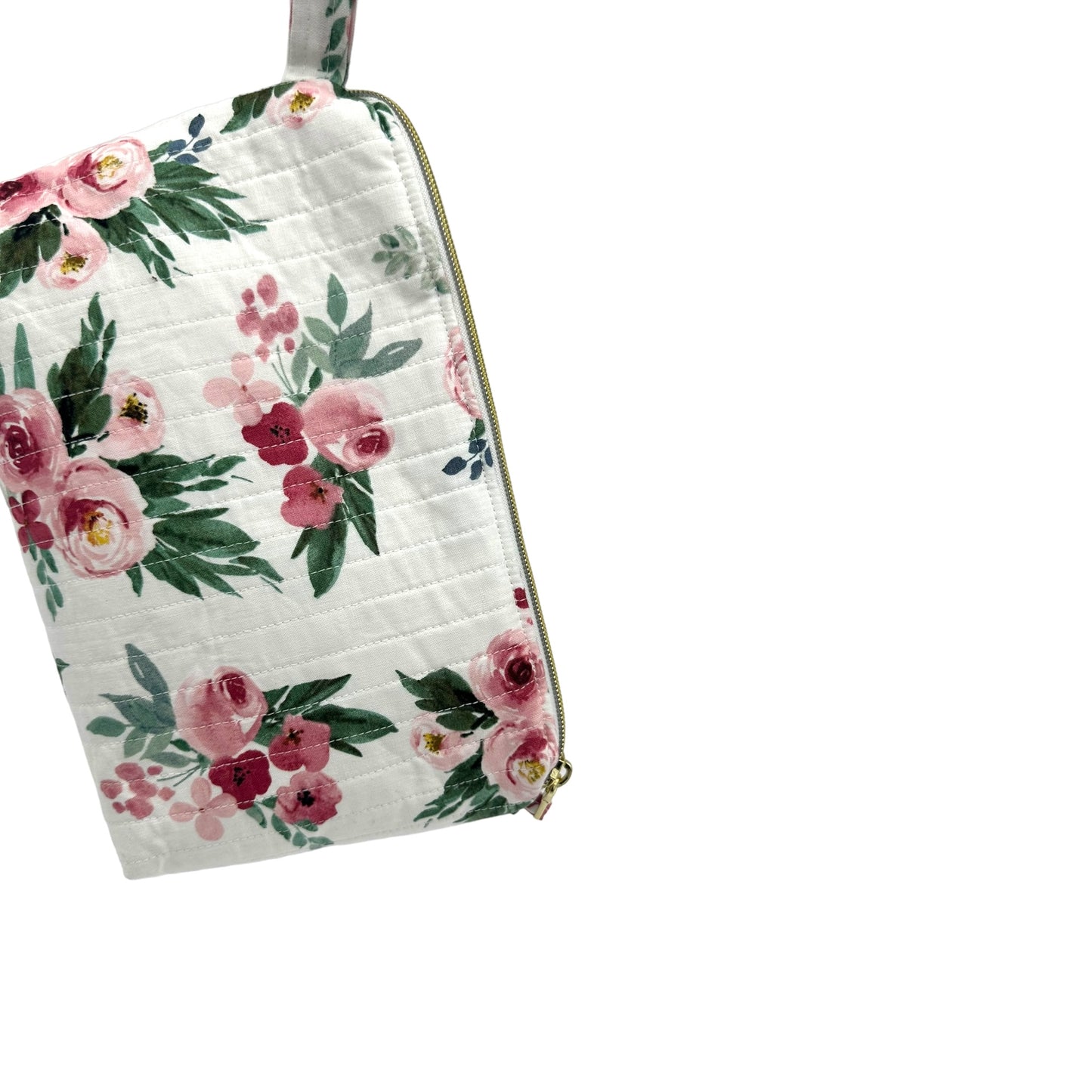 Rose Mary Quilted Makeup Bag